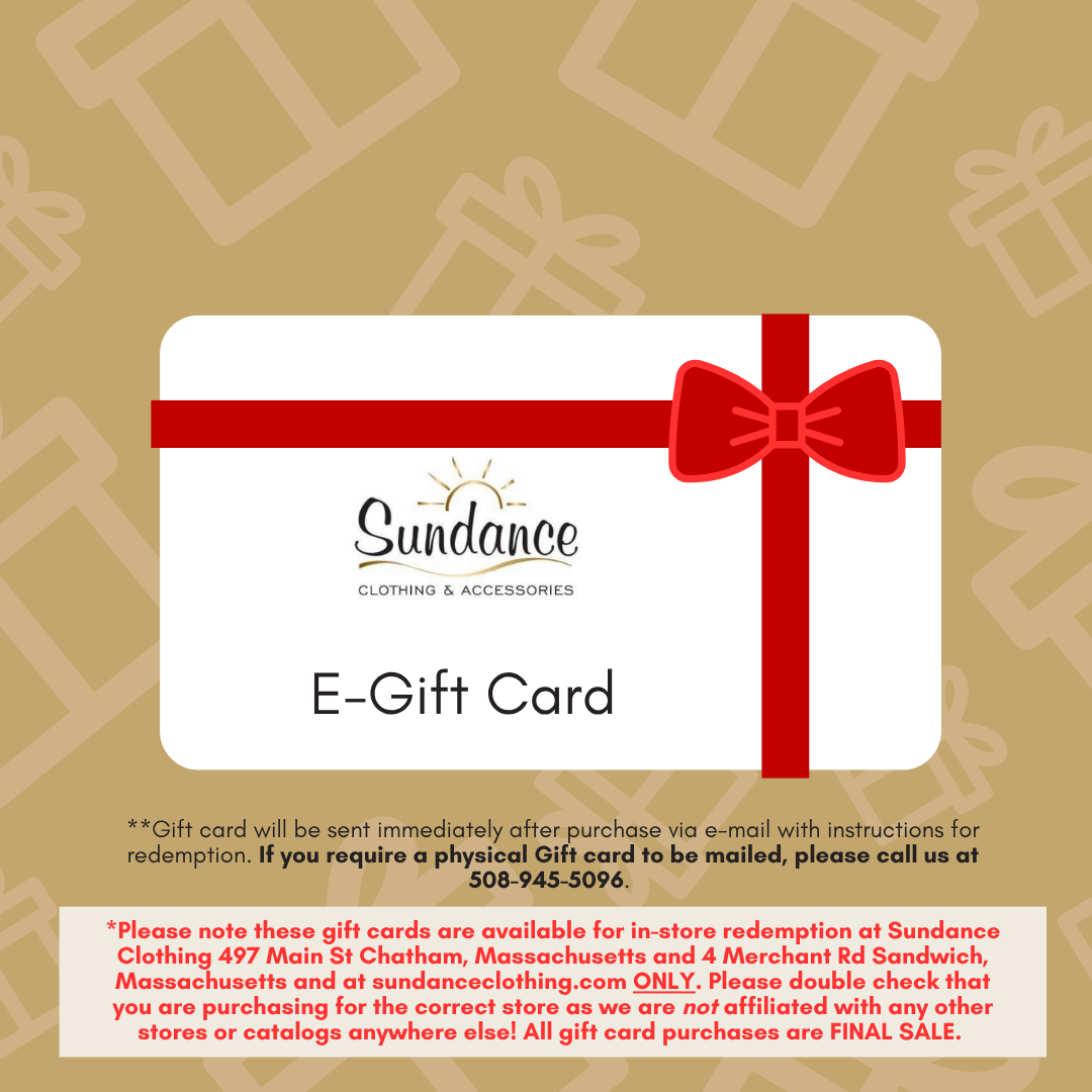 Gift Card *Please read full description!* Sundance Clothing