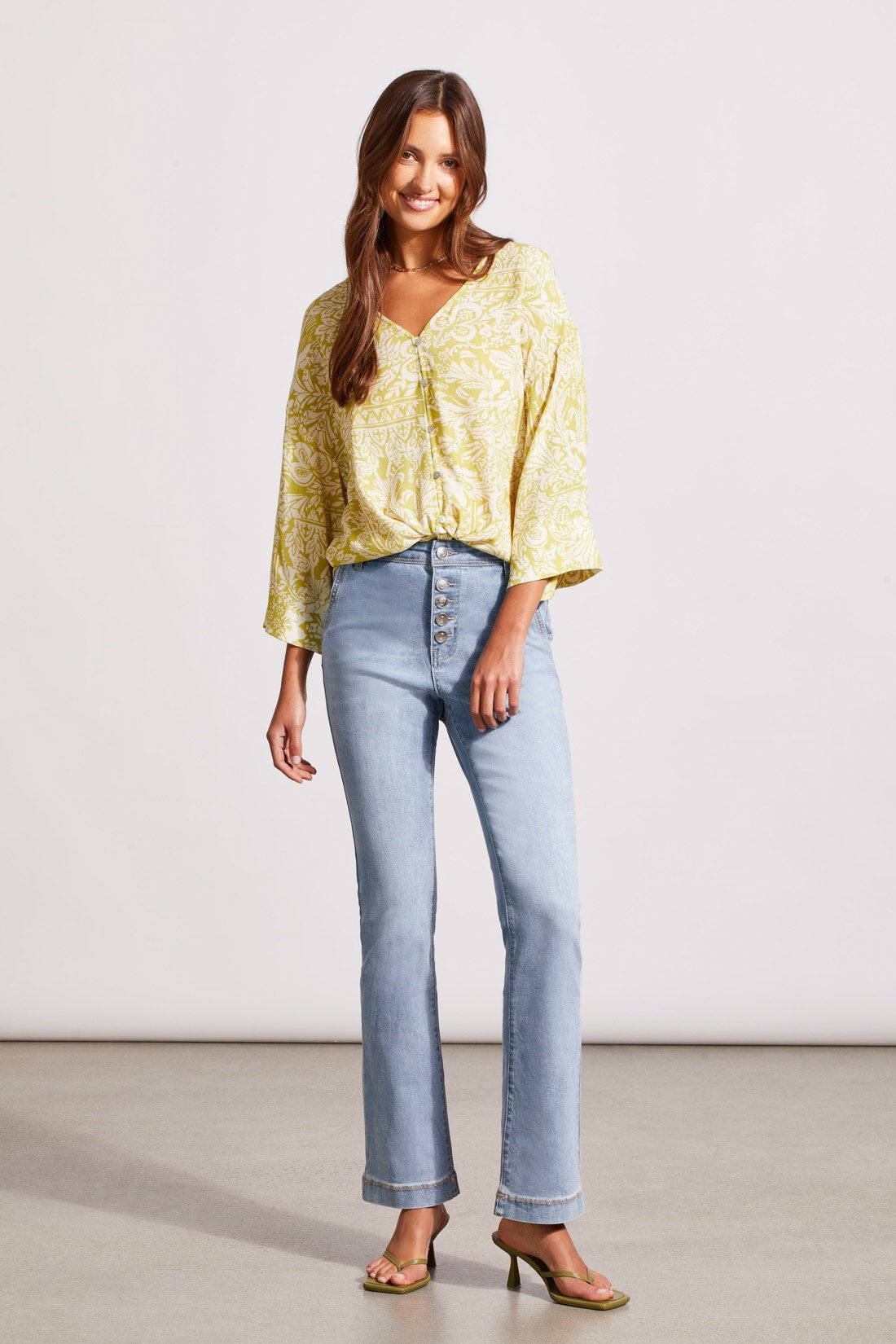 BROOKE SHANK BTN FLY MICRO FLARE JEANS