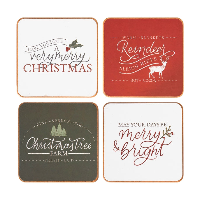 Christmas Coaster Set (4)