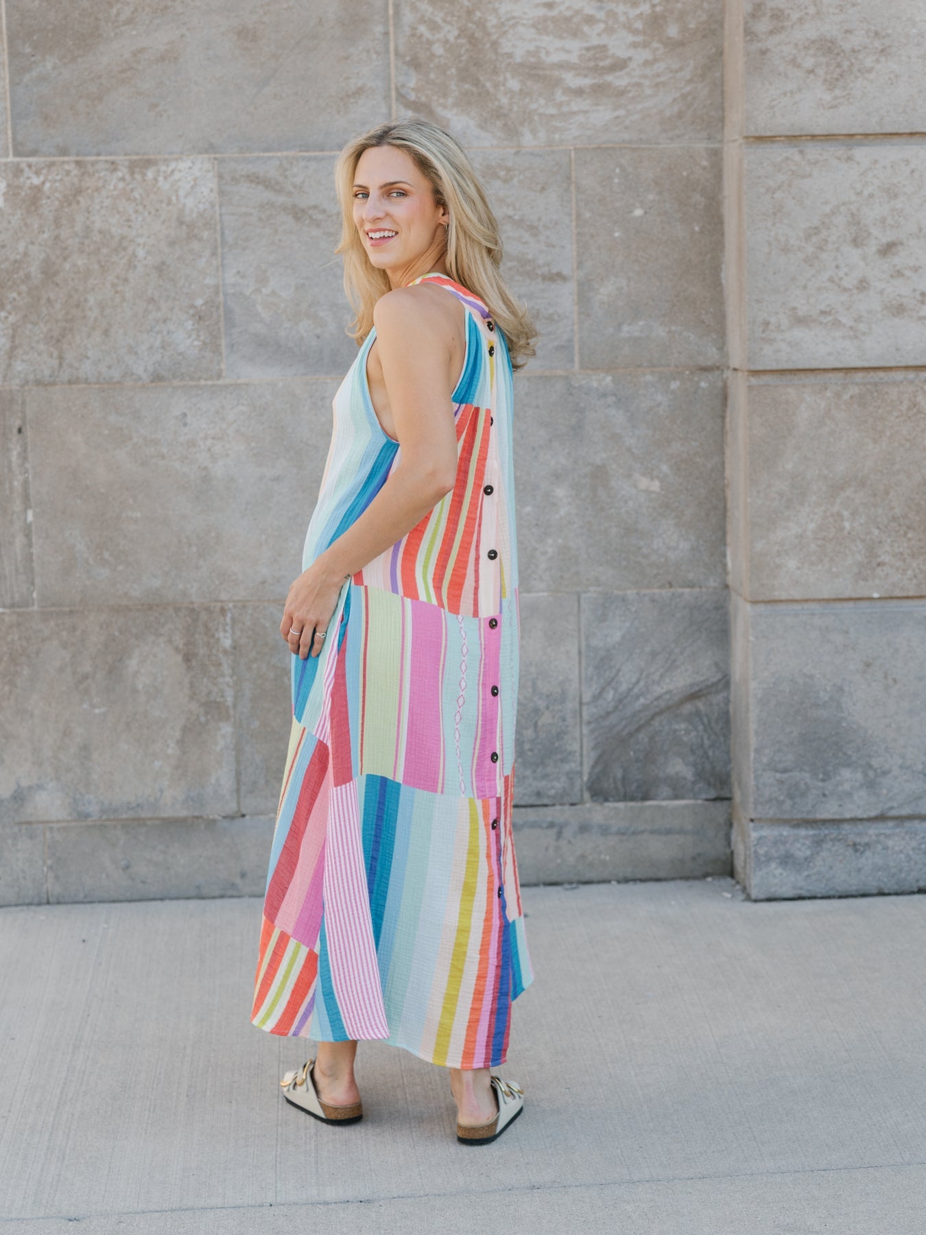 cotton gauze tank dress gakvbuo Cotton Linen Dresses for Women Sleeveless Summer Gauze Dresses Casual Shoulder Strap Dress Flowy Plus Size Vacation Beach Maxi Tank Sundress