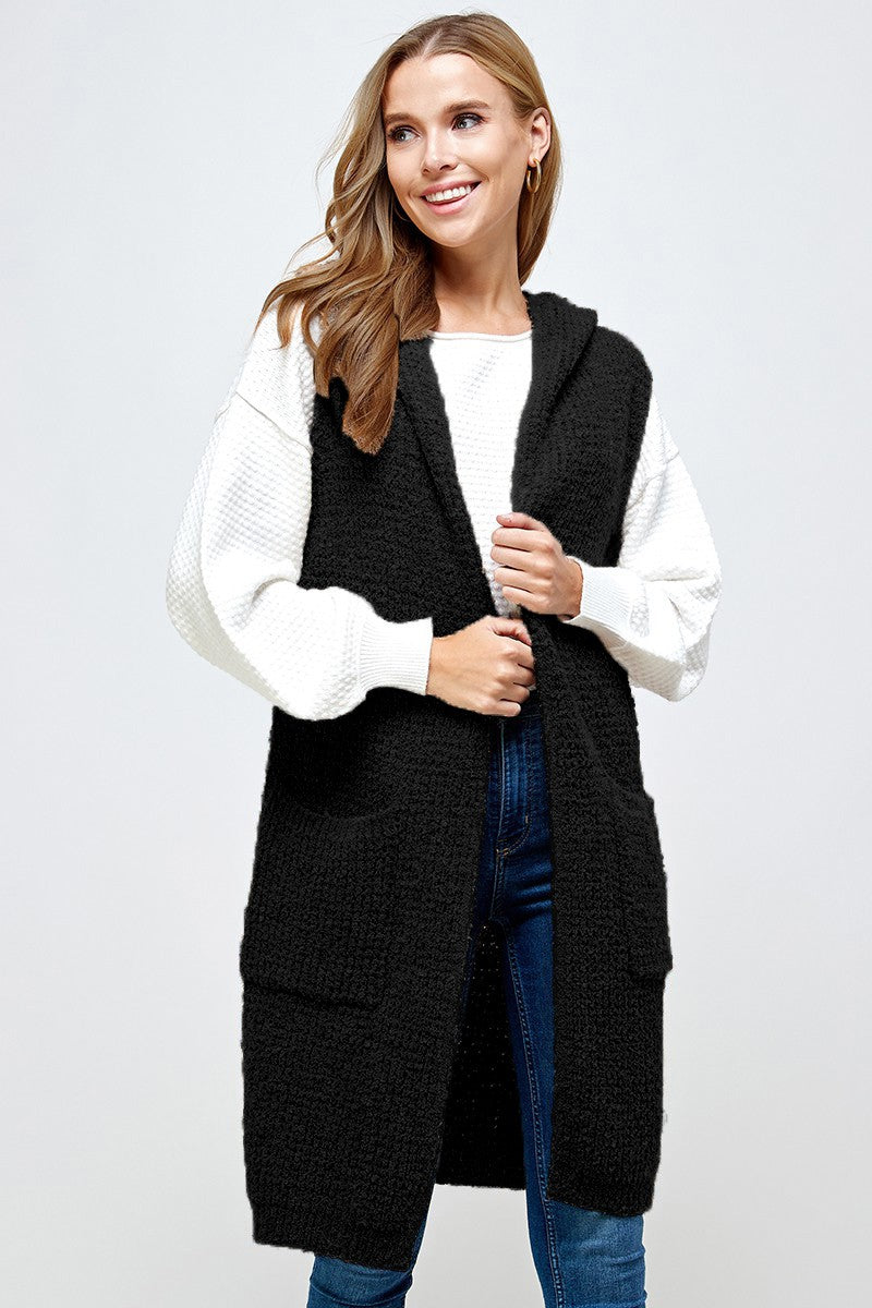 Textured Sweater Vest