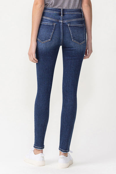 High Rise Ankle Skinny Jeans