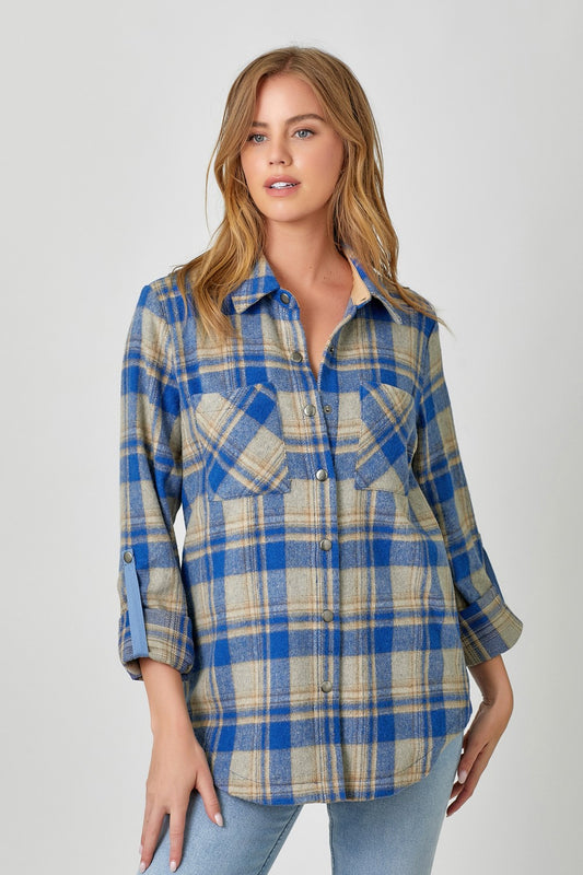 Plaid Shirt Jacket