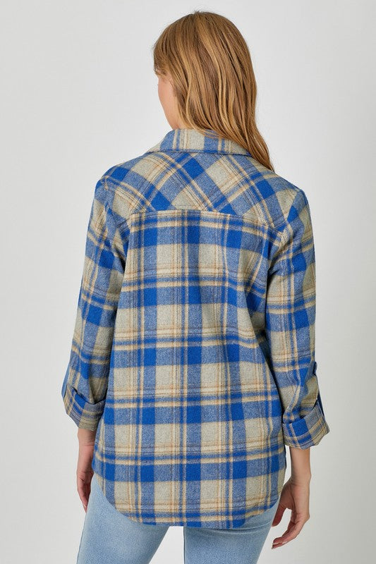 Plaid Shirt Jacket