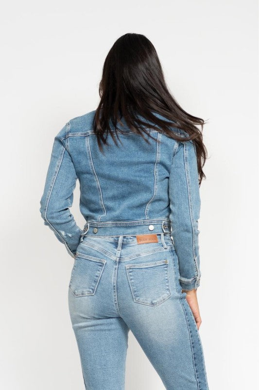 Classic Vintage Wash Denim Jacket