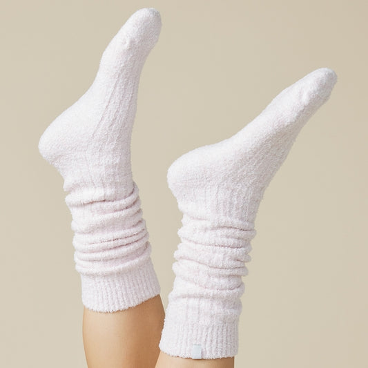 Soft and Cozy Slouchy Marshmallow Socks with Grippers