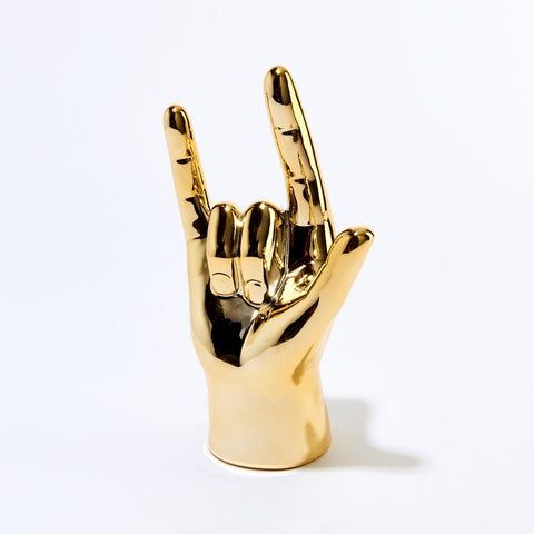 Gold I Love You Hand