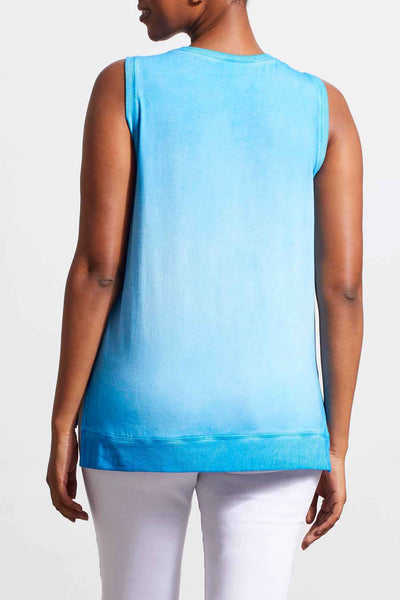HIGH LOW TANK TOP W/ SPECIAL WASH EFFECT