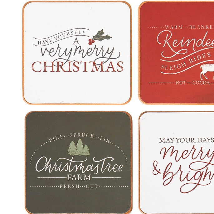 Christmas Coaster Set (4)