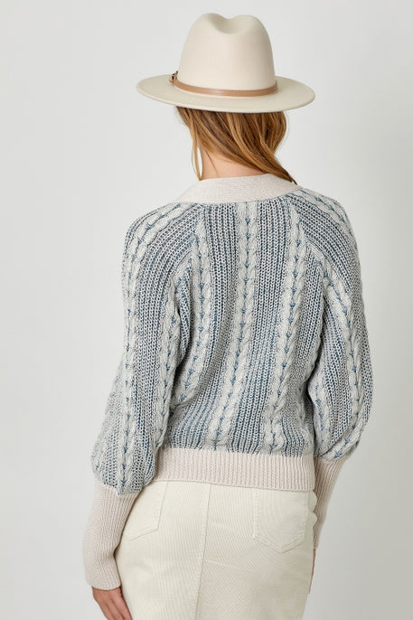 Mixed Weave Cardigan