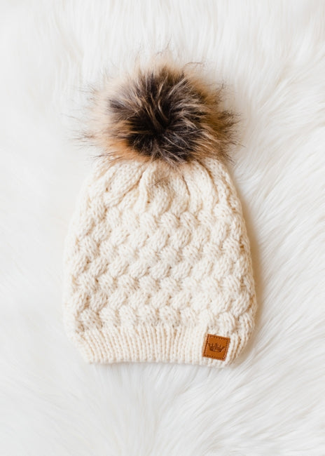 Knit Pom Hat