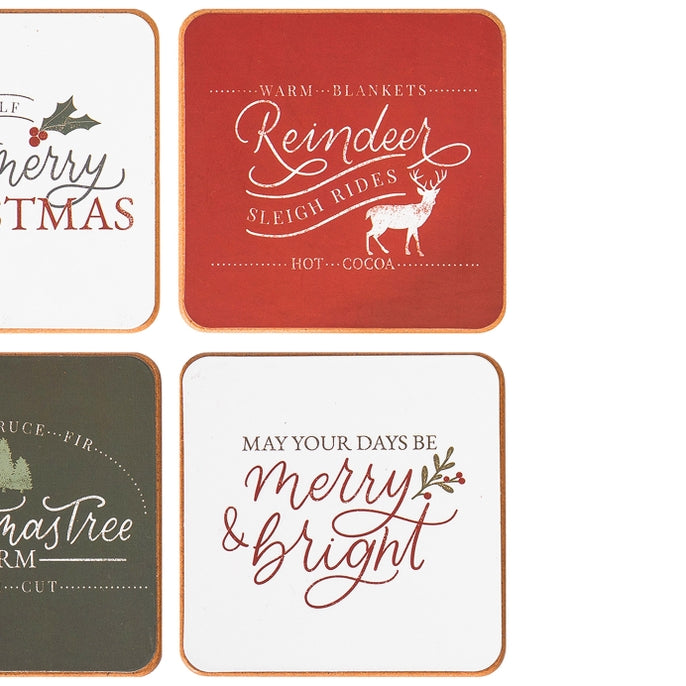 Christmas Coaster Set (4)