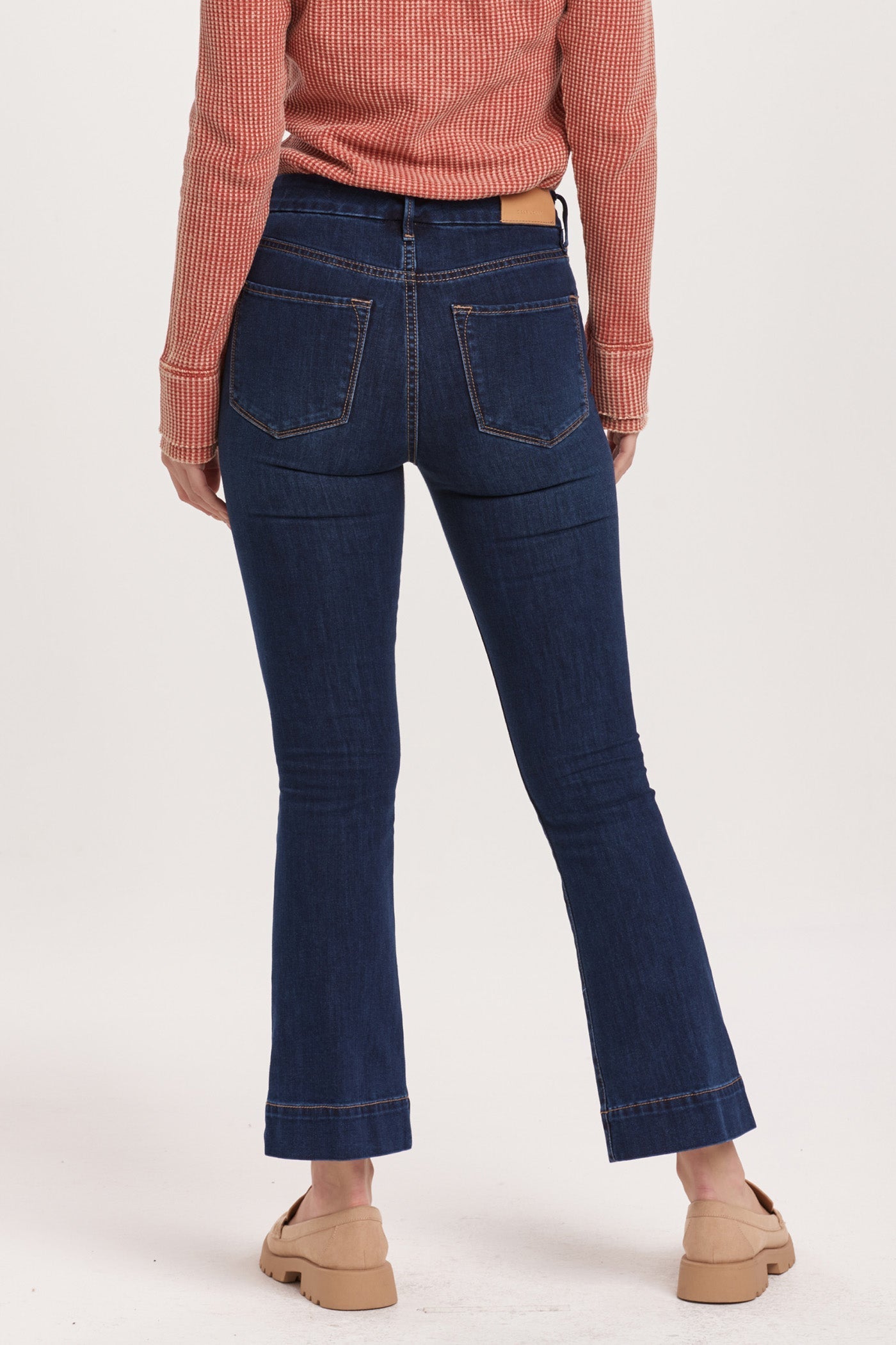 Jeanne High Rise Wide Hem Jeans