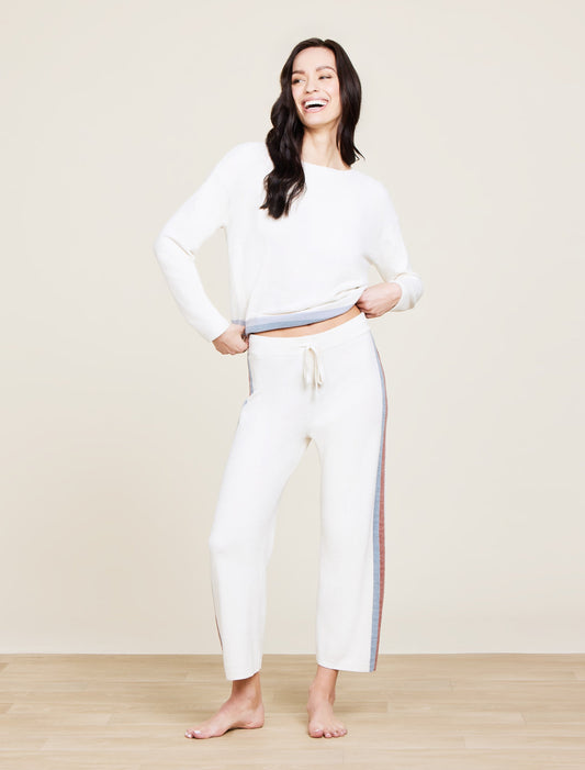 Cozy Chic Ultra Lite Multi Stripe Wide Leg Pant