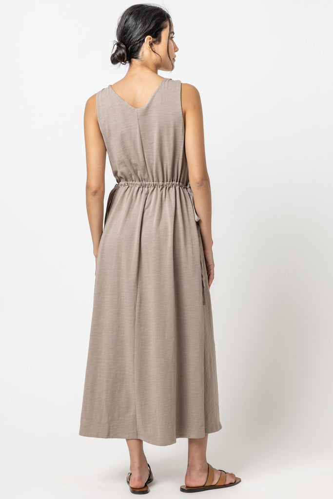 Drawstring Maxi Dress