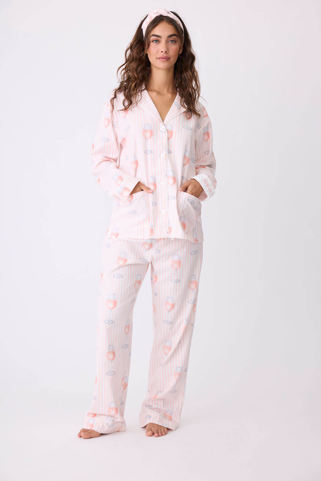 Rose All Day Flannel PJ Set