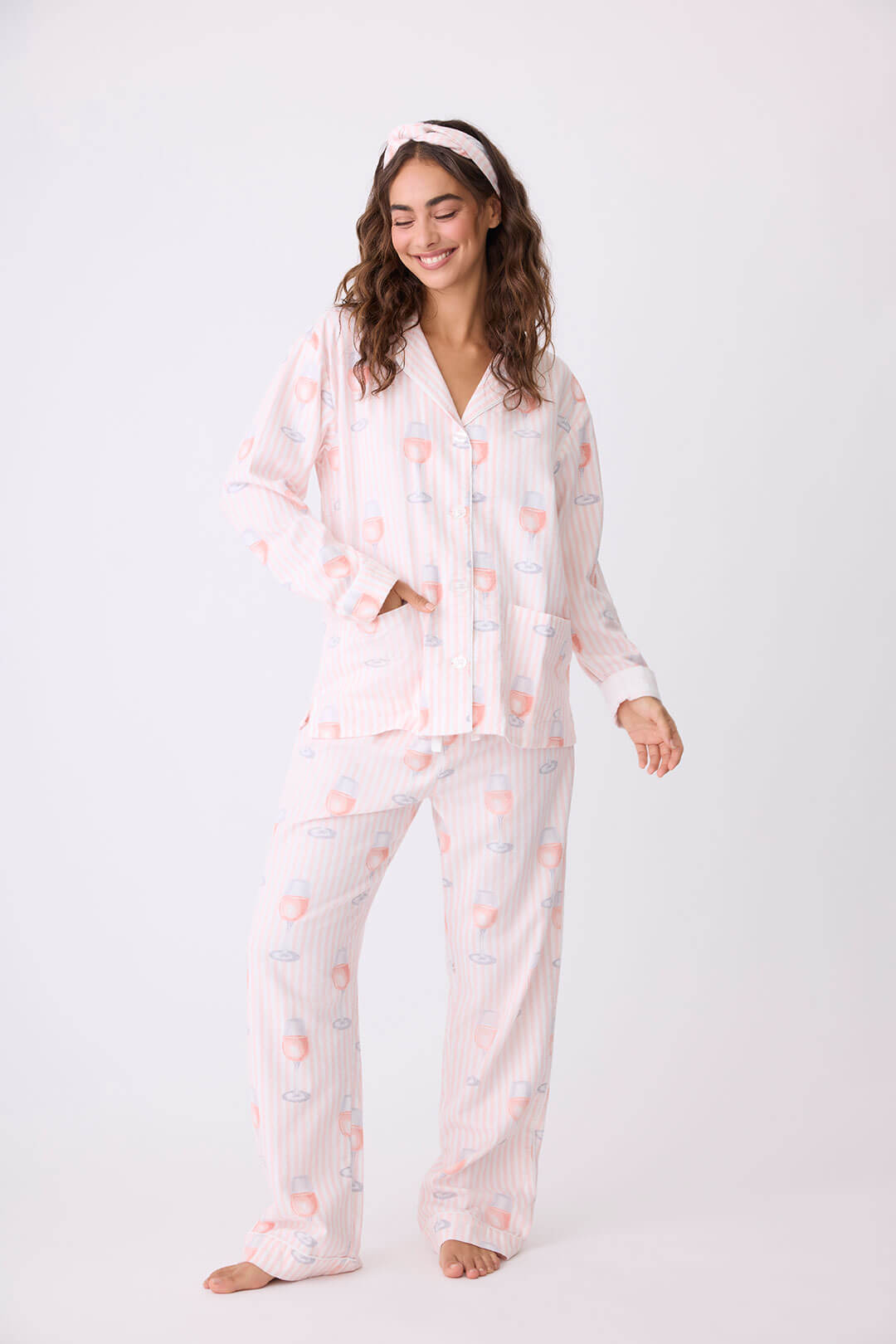 Rose All Day Flannel PJ Set