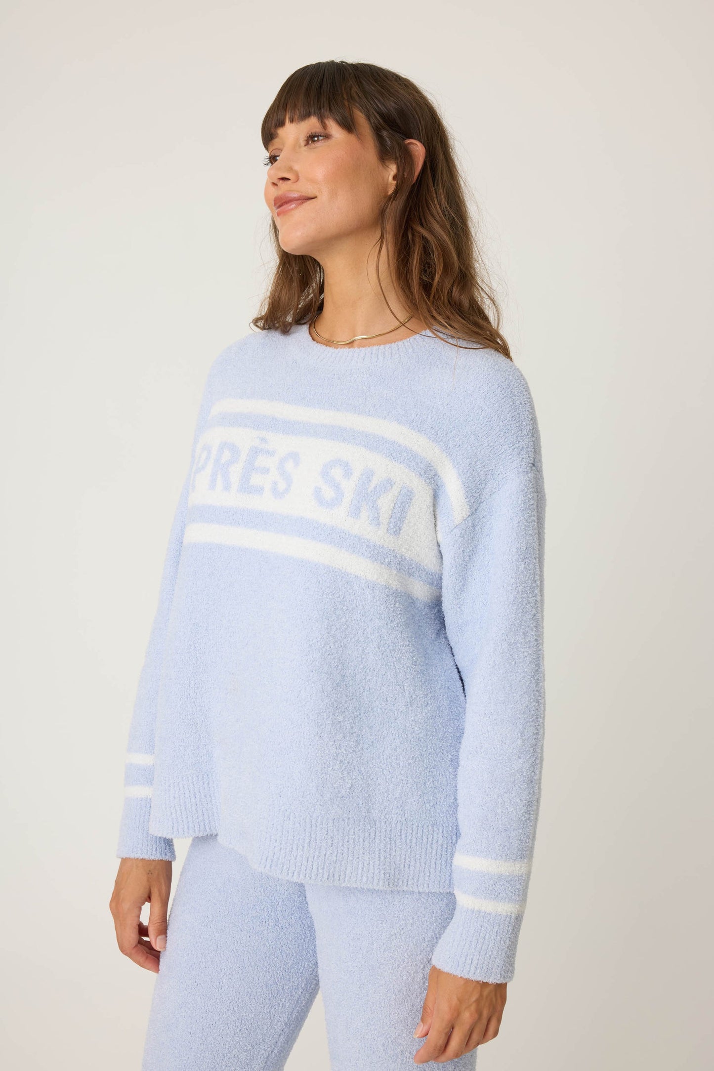 Blue Whisper Apres Ski Sweater