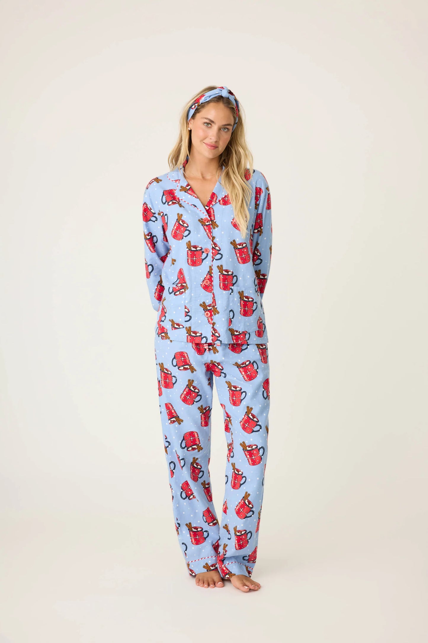 Hug in a Mug Flannel PJ set