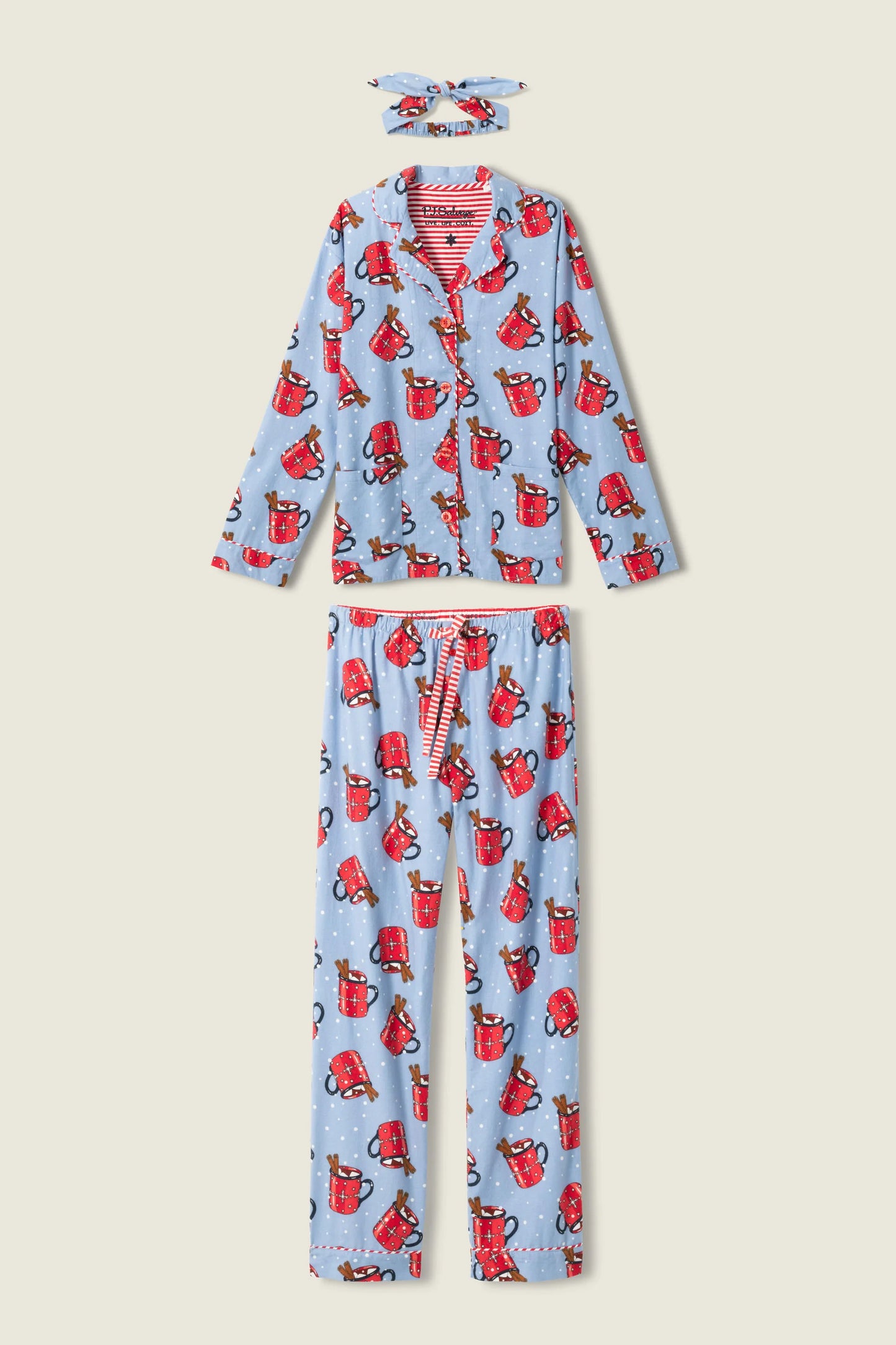 Hug in a Mug Flannel PJ set