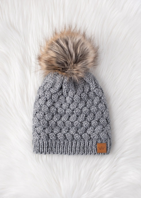 Knit Pom Hat