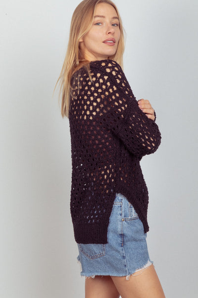 VERY J Knit Sweater Cover Up