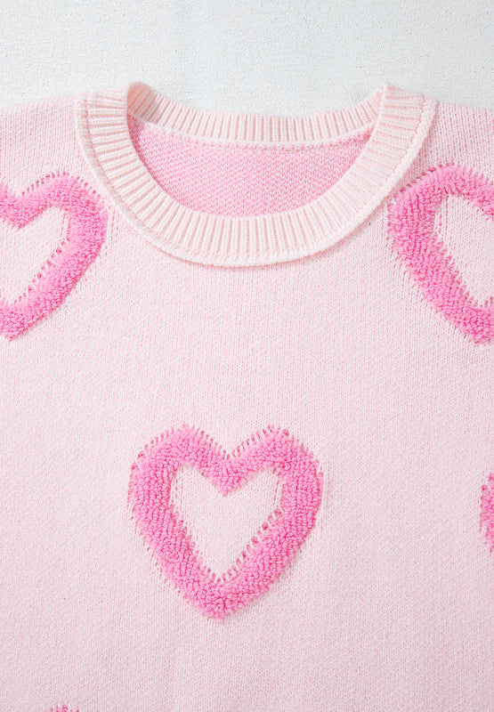 Heart Print Sweater