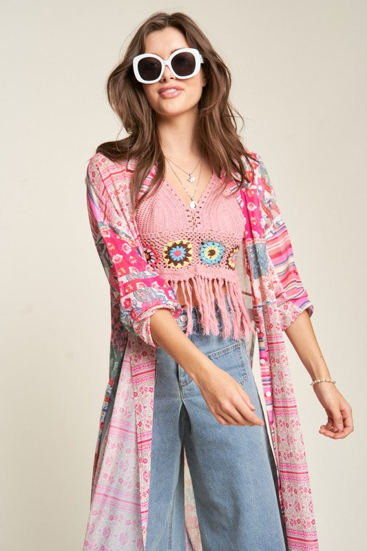 Button Front Cover Up