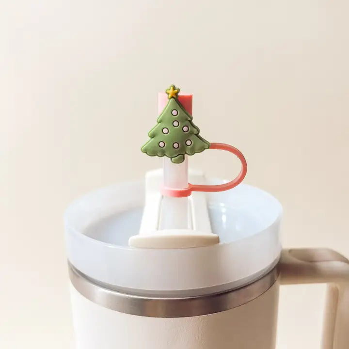 Straw Topper Set-Holiday