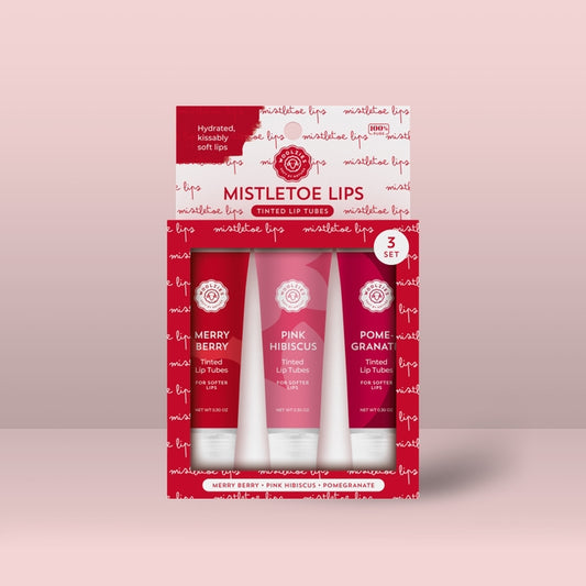 Mistletoe Lips Lip Tube Set of 3