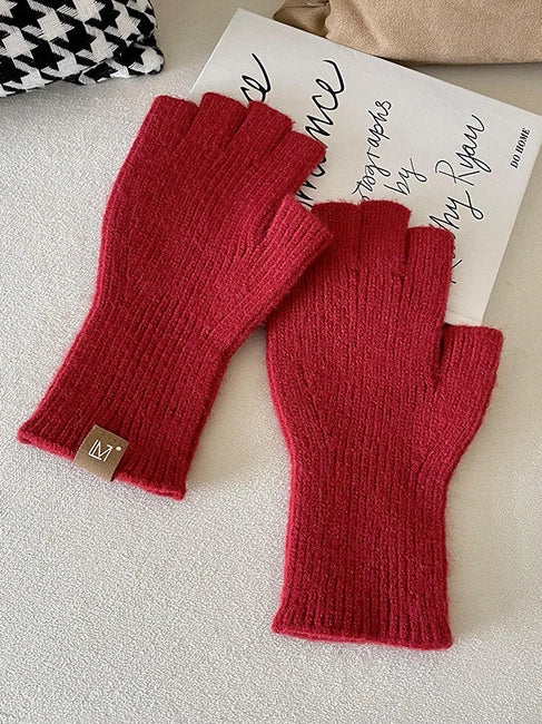 Keep Warm Velvet Gloves