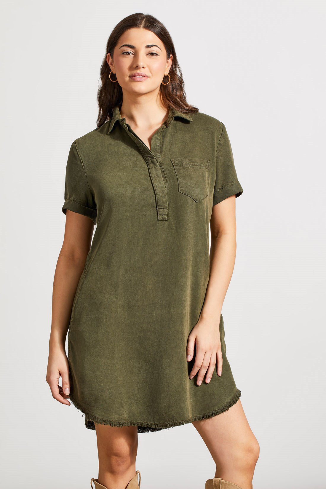 Popover Shirt Dress