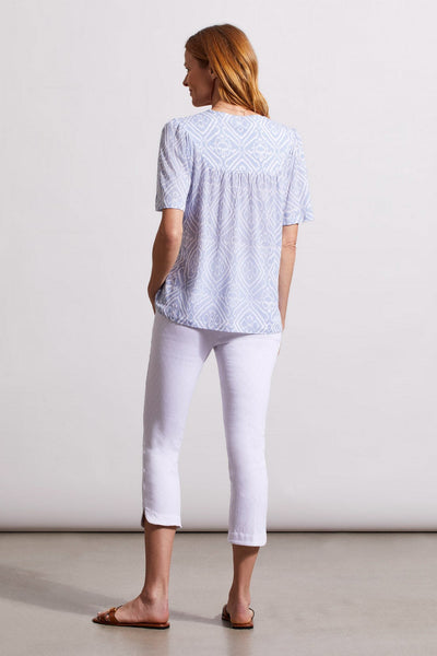 ELBOW SLEEVE FLARE TOP