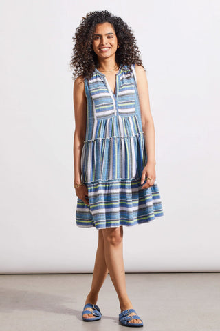 SLV/LESS TIERED DRESS