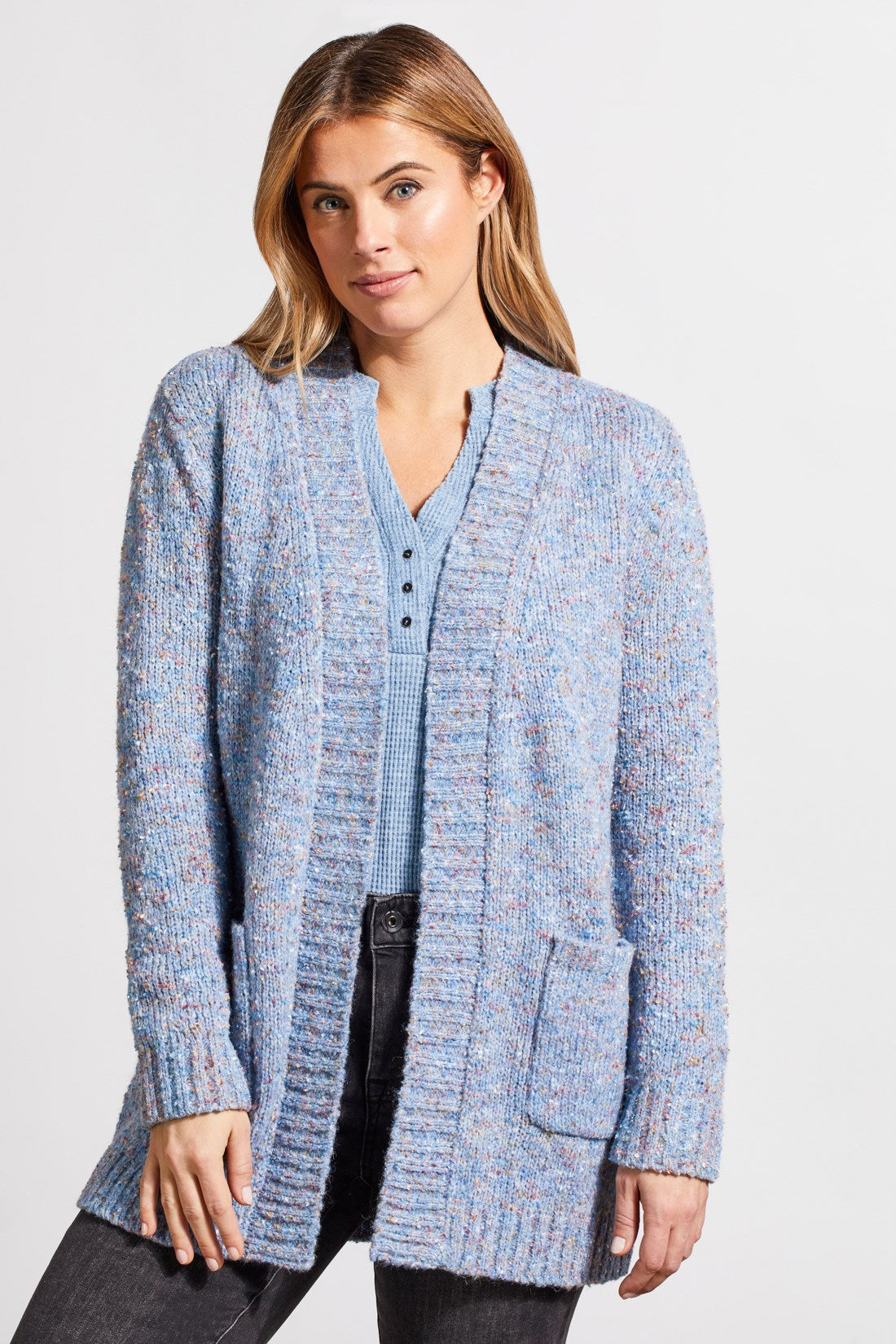 Cardigan W/Patch Pockets