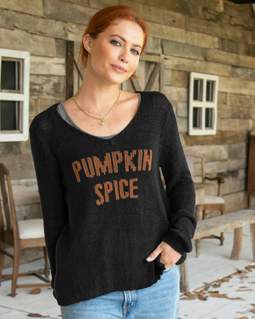 Pumpkin Spice V Neck