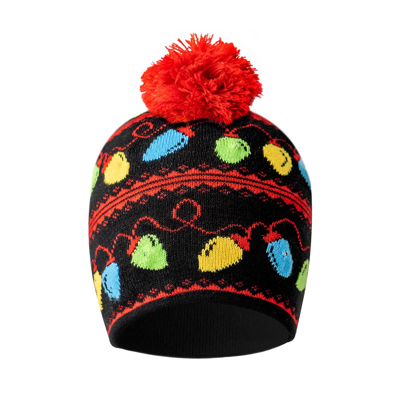 Lotsa LITES! Light-Up Holiday Pom Hat