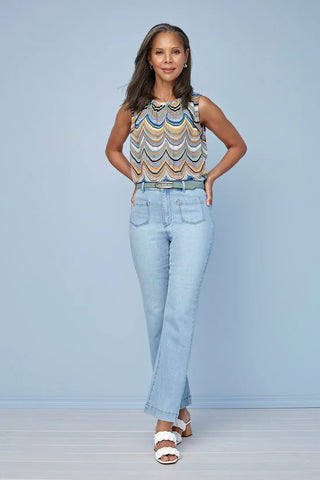 BROOKE PATCH PKT MICRO FLARE PANT