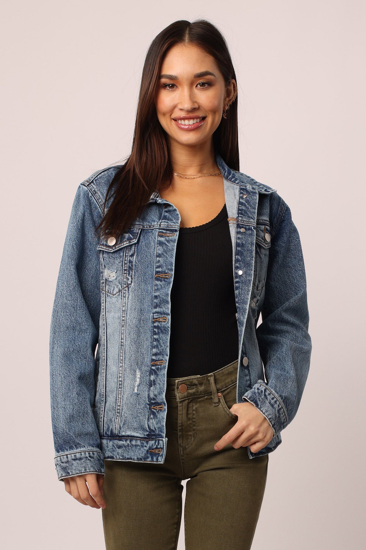 Elsie Denim Jacket Santa Ana