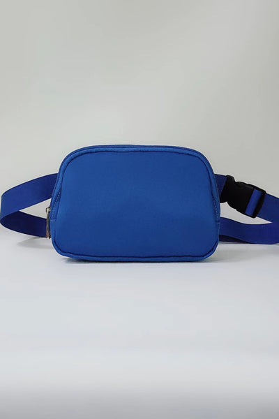Buckle Zip Closure Belt Bag