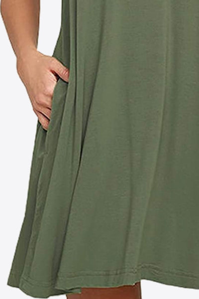 Sleeveless Dress with Pockets