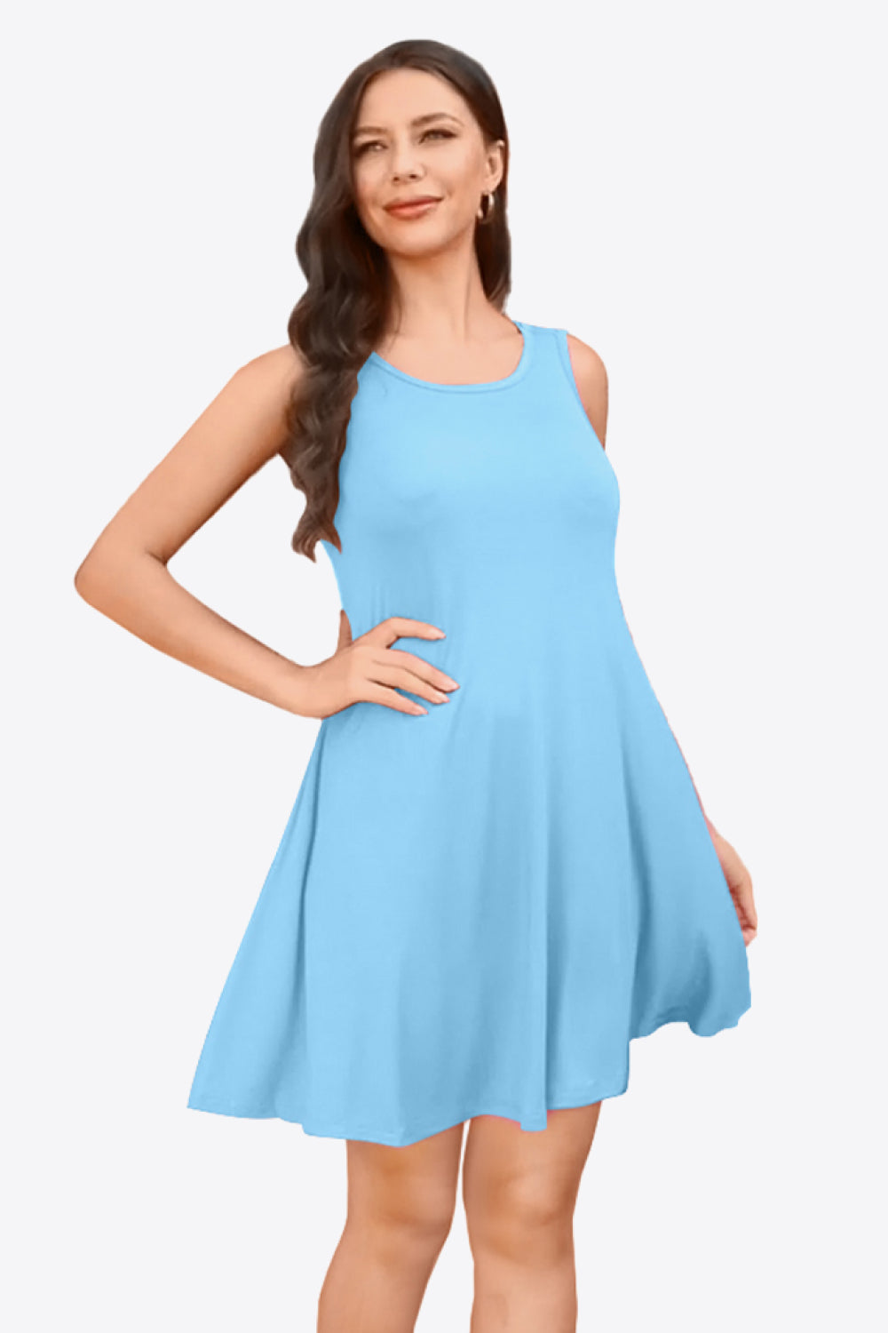 Sleeveless Dress with Pockets